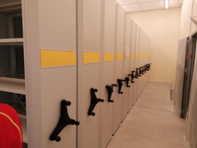 I augusti 2020 levererade och installerade SIA "Viss veikaliem un warehouse" mobila arkivhyllor i Estland.12